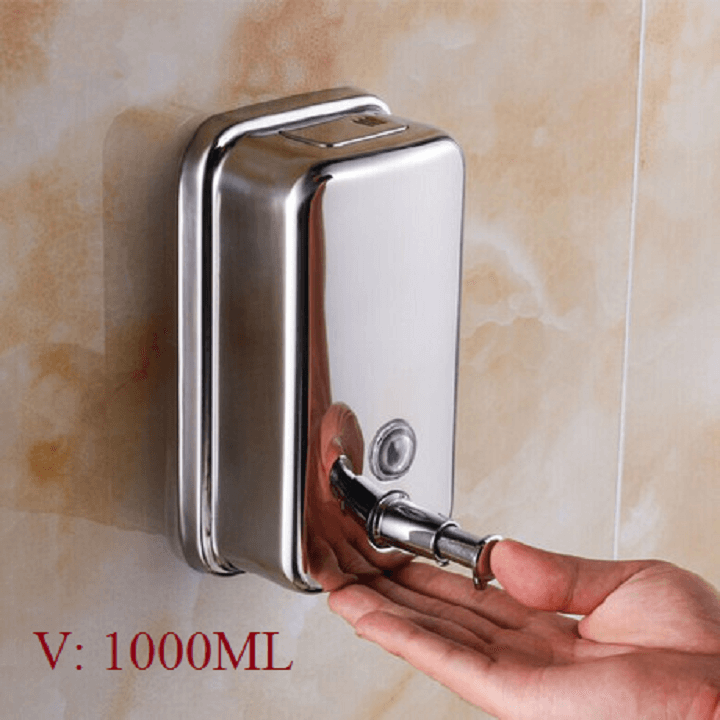 Hộp đựng nước rửa tay treo tường inox SBV 1000ML